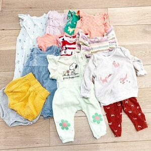 3-6 months girls clothing bundle summer